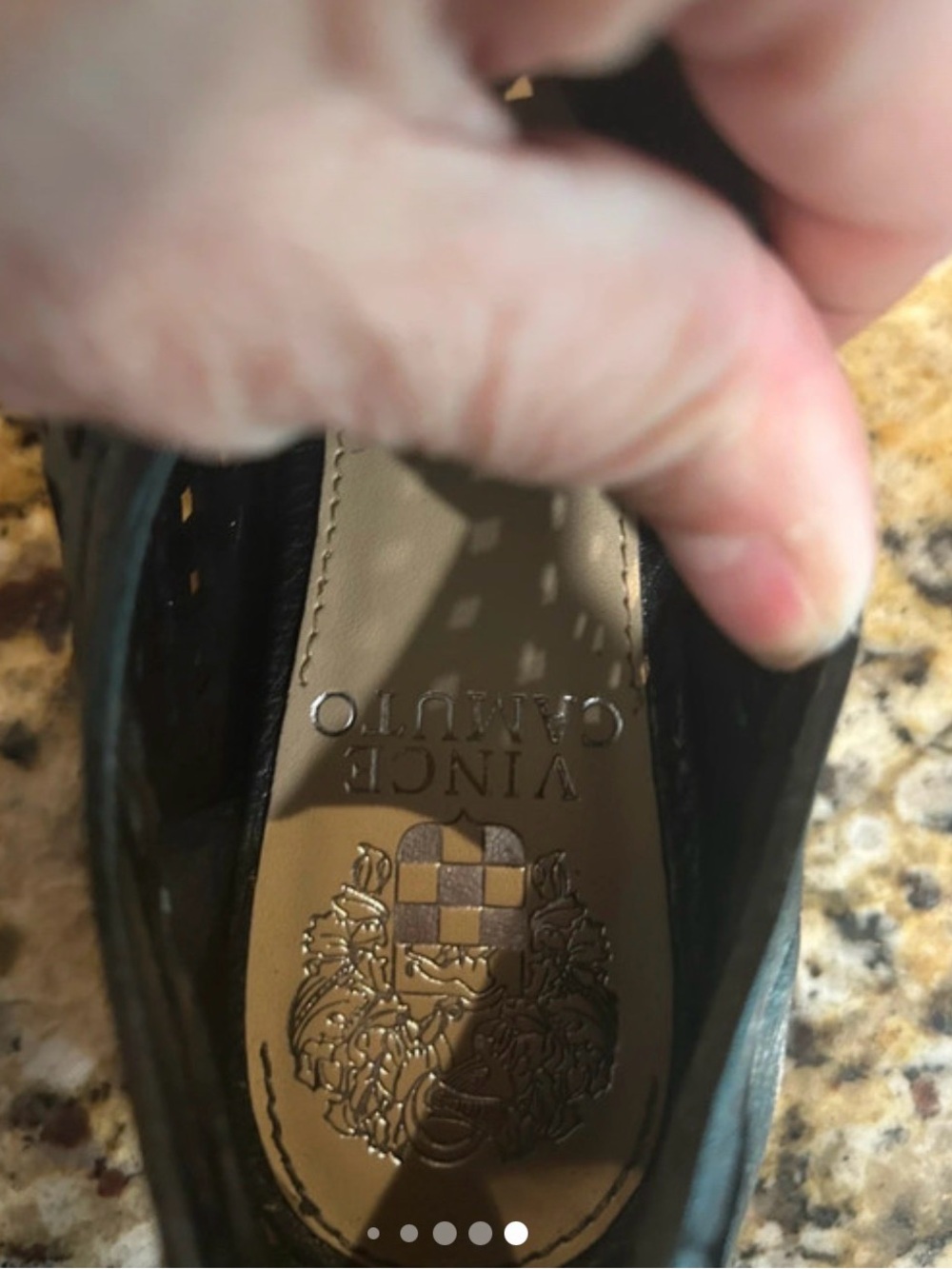 Vince Camuto Crossband Slide Sandals Black 6.5 no box - Picture 2 of 5